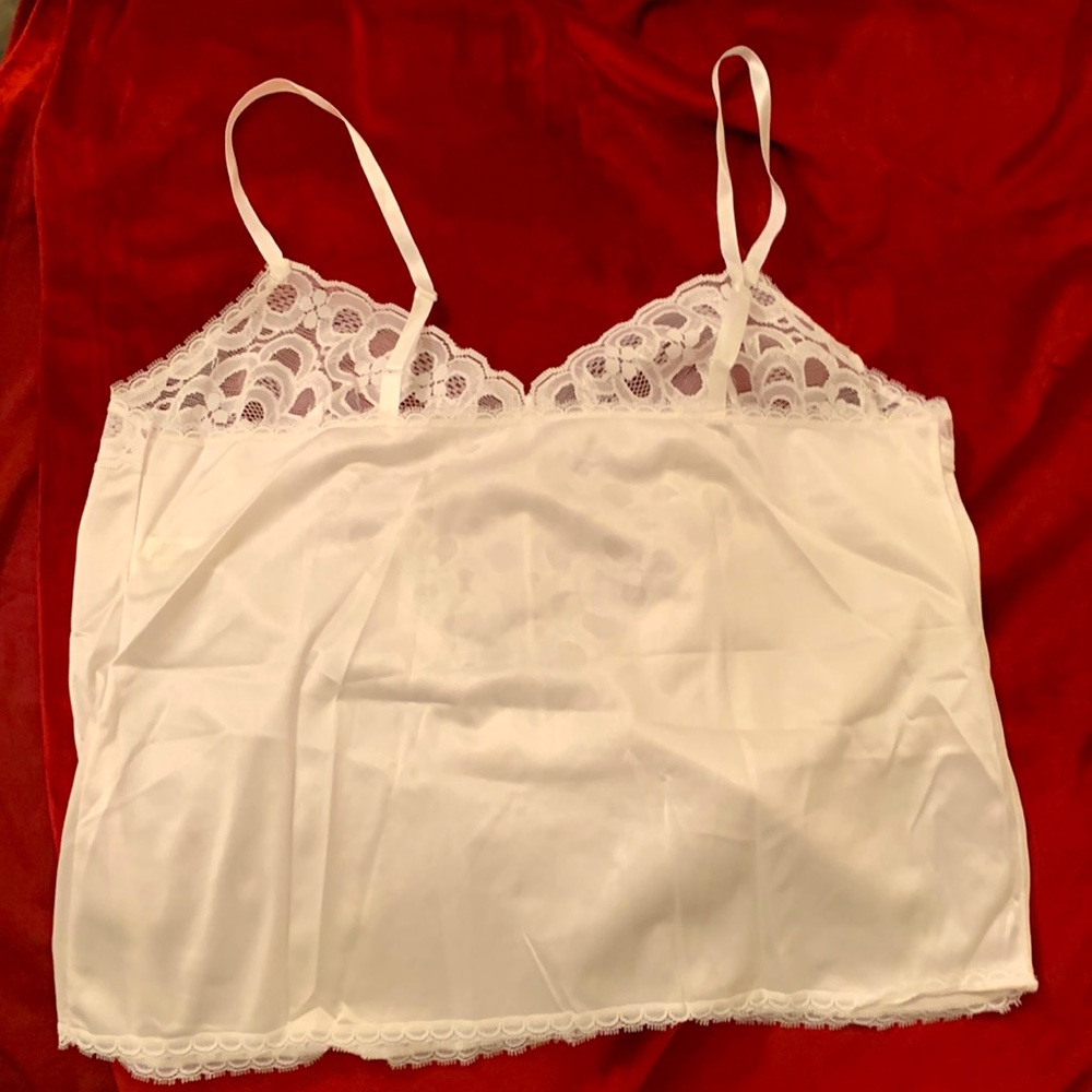 Ladies White Lace Camisole Sz 38 - Picture 2 of 7